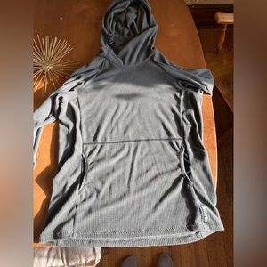 Gray Melanzana Microgrid hoodie